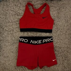 Nike Pro Red Set